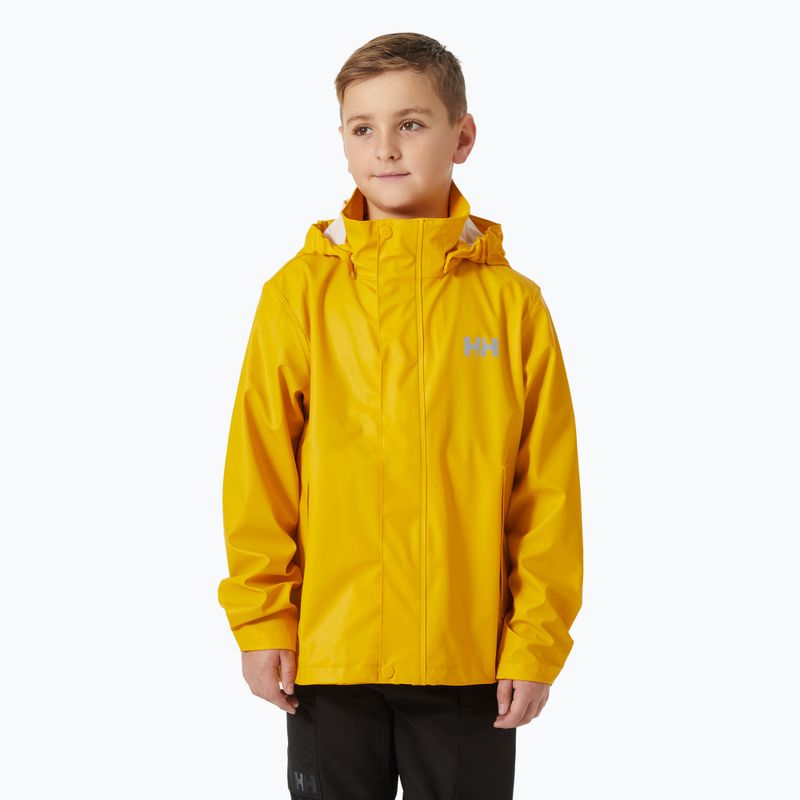 "Helly Hansen" vaikiška buriavimo striukė Moss essential yellow