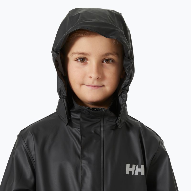 "Helly Hansen" vaikiška buriavimo striukė Moss black 3