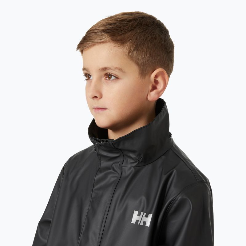 "Helly Hansen" vaikiška buriavimo striukė Moss black 4