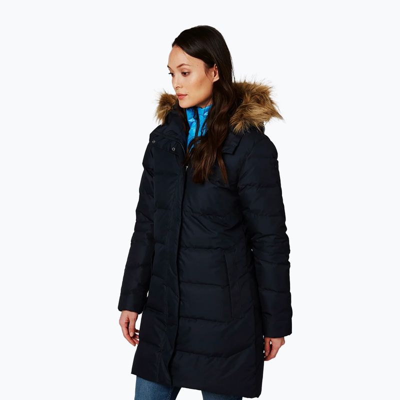 Helly Hansen pūkinė striukė moterims Aden Down Parka navy blue 54429_597