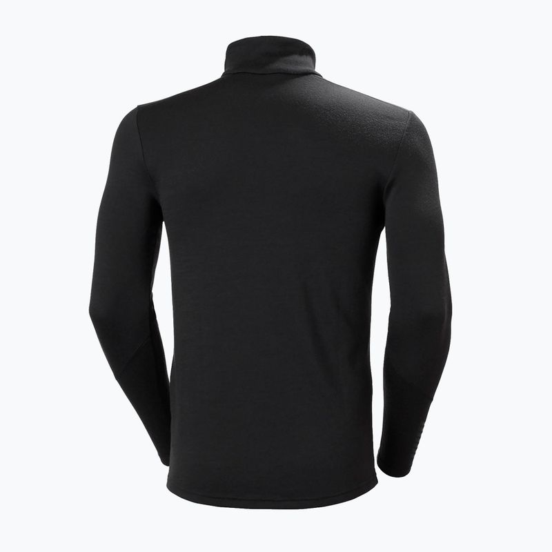 Vyriškas termoaktyvus džemperis Helly Hansen Lifa Merino Midweight 1/2 Zip black 2
