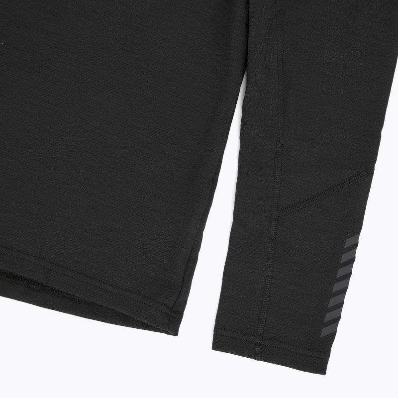 Vyriški termoaktyvūs marškinėliai Helly Hansen Lifa Merino Midweight Crew juodi 4