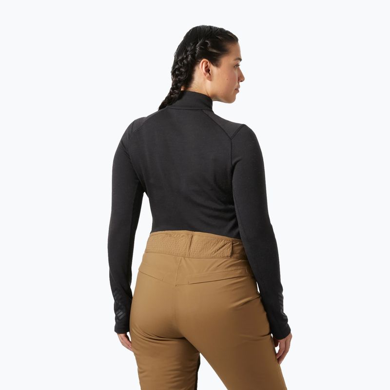 Moteriškas termo džemperis Helly Hansen Lifa Merino Midweight 1/2 Zip black 2