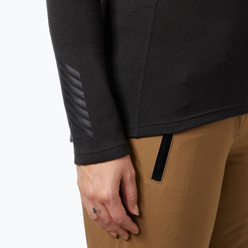 Moteriškas termo džemperis Helly Hansen Lifa Merino Midweight 1/2 Zip black 4