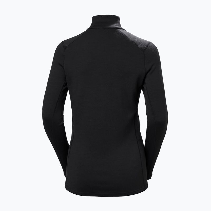 Moteriškas termo džemperis Helly Hansen Lifa Merino Midweight 1/2 Zip black 6