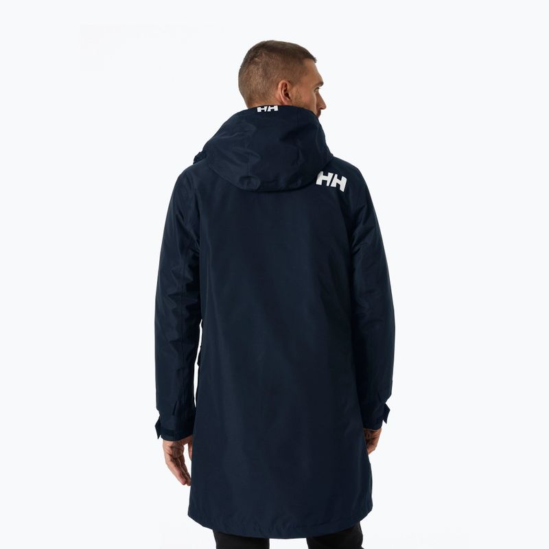 Vyriška striukė nuo lietaus Helly Hansen Rigging Coat navy 2