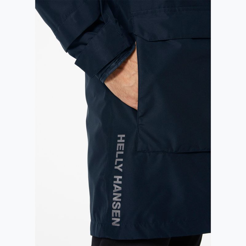 Vyriška striukė nuo lietaus Helly Hansen Rigging Coat navy 6