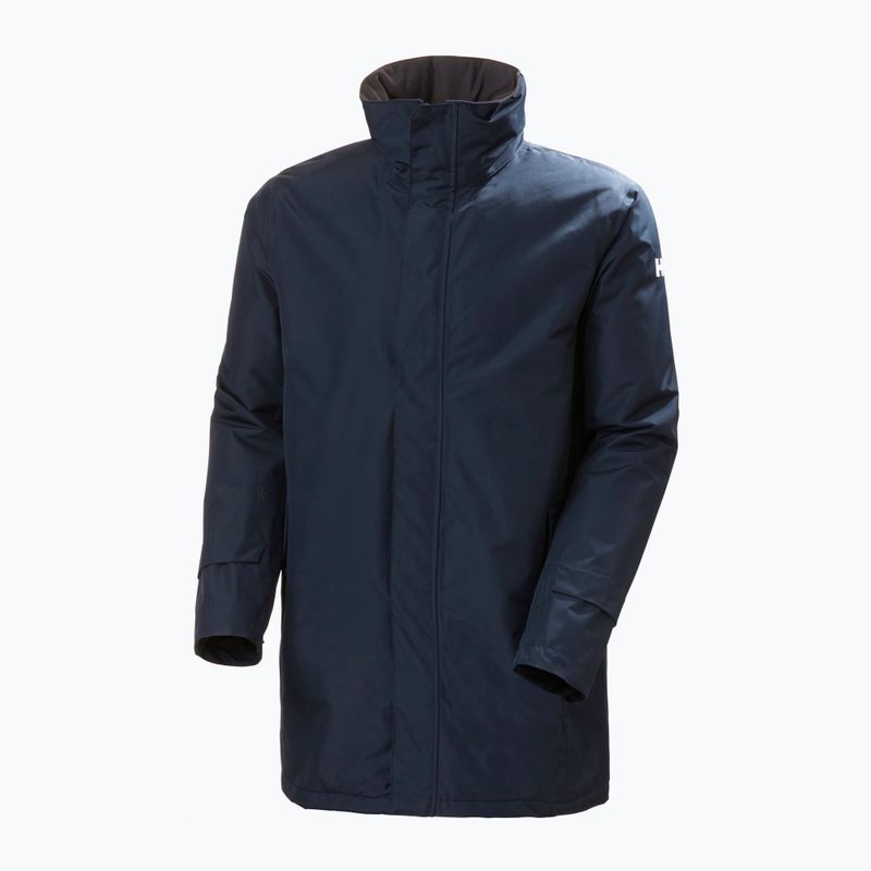 Vyriška Helly Hansen Dubliner Insulated Ilga striukė nuo lietaus tamsiai mėlyna 7