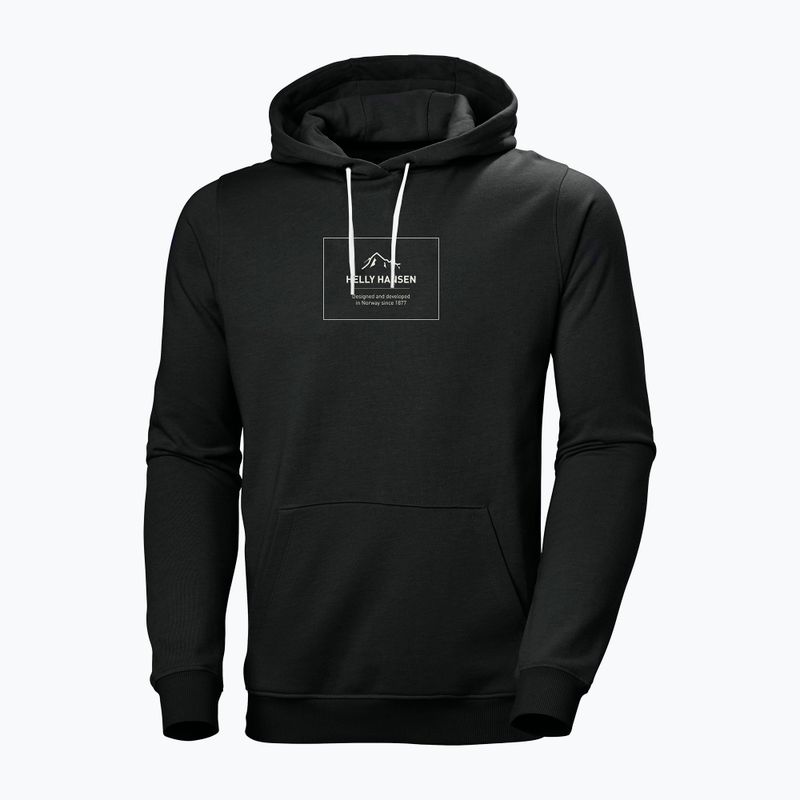 Vyriškas džemperis Helly Hansen F2F Organic Cotton Hoodie ebony melange 5