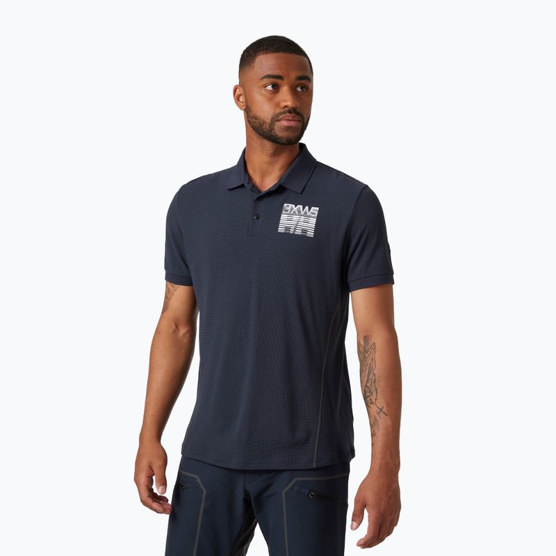Helly Hansen HP Racing vyriški trekingo marškinėliai tamsiai mėlyni 34172_598