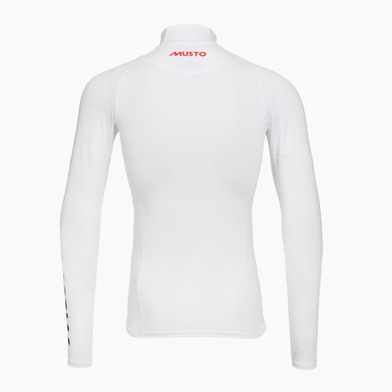 Vyriški plaukimo marškinėliai ilgomis rankovėmis Musto Championship Rash Guard white 2