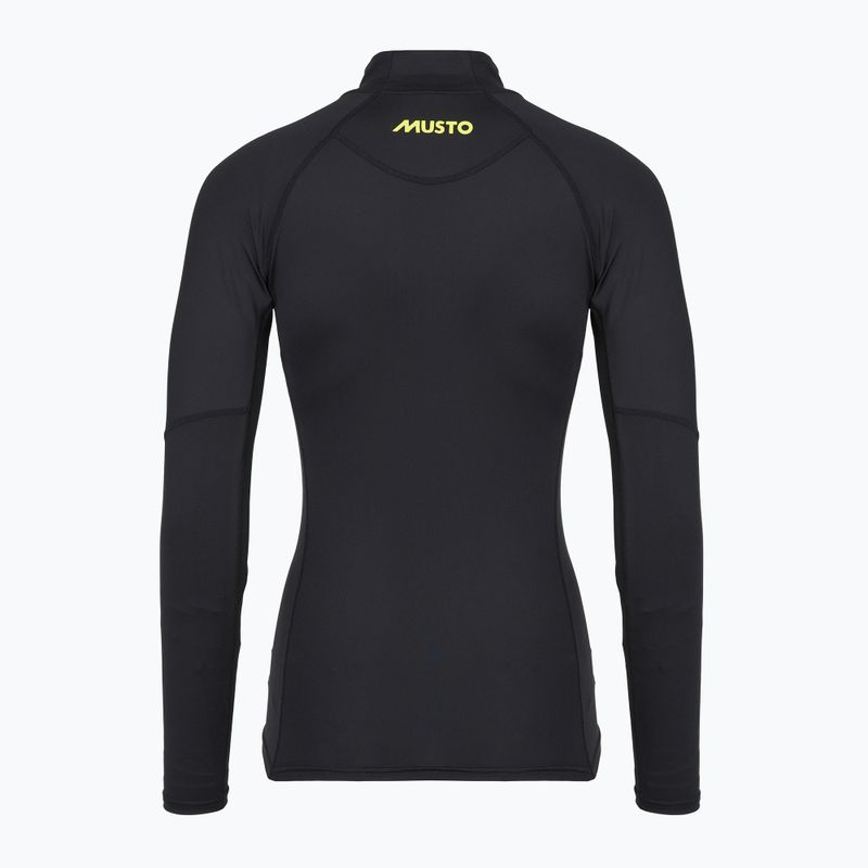Moteriški plaukimo marškinėliai ilgomis rankovėmis Musto Championship Rash Guard black 2
