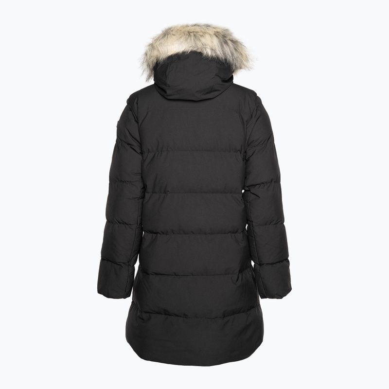 Moterų Blossom Puffy Parka juoda 2