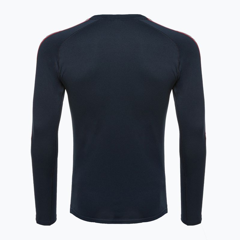 Vyriški termoaktyvūs marškinėliai Helly Hansen Lifa Active Stripe Crew navy 6