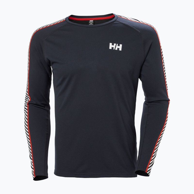 Vyriški termoaktyvūs marškinėliai Helly Hansen Lifa Active Stripe Crew navy 9