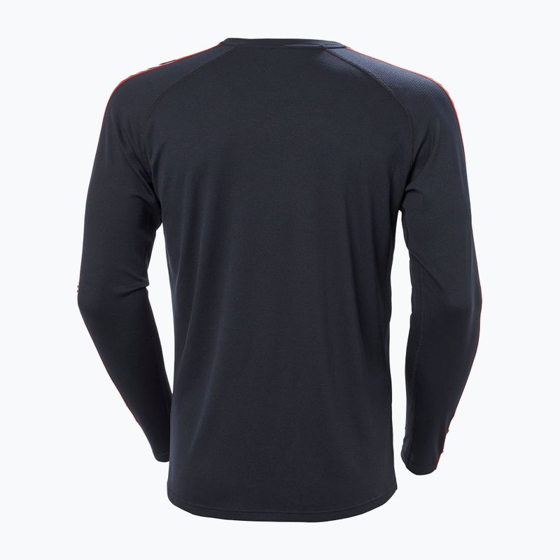 Vyriški termoaktyvūs marškinėliai Helly Hansen Lifa Active Stripe Crew navy 10