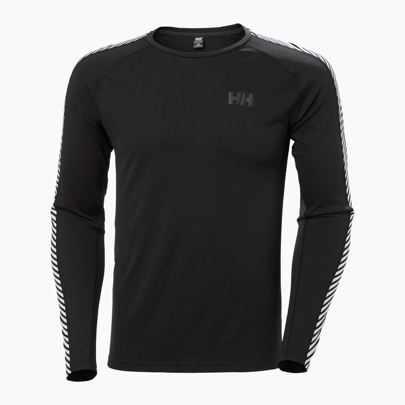 Vyriški termoaktyvūs marškinėliai Helly Hansen Lifa Active Stripe Crew juodi 4