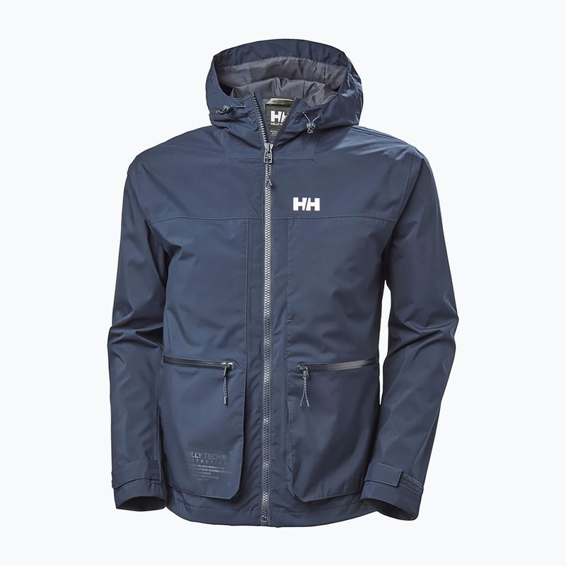 Vyriška Helly Hansen Move striukė su gobtuvu nuo lietaus tamsiai mėlyna 53757_597 7