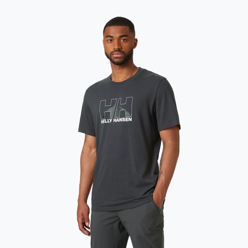 Vyriški trekingo marškinėliai Helly Hansen Nord Graphic grey 62978_981