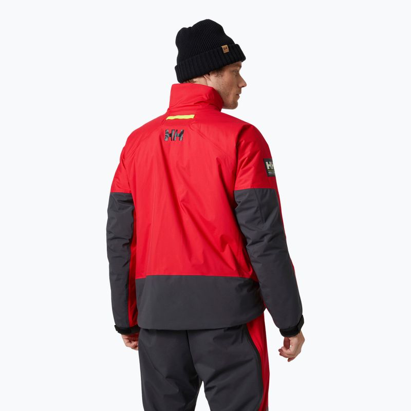 "Helly Hansen Aegir H2Flow Midlayer" buriavimo striukė įspėjamoji raudona 2