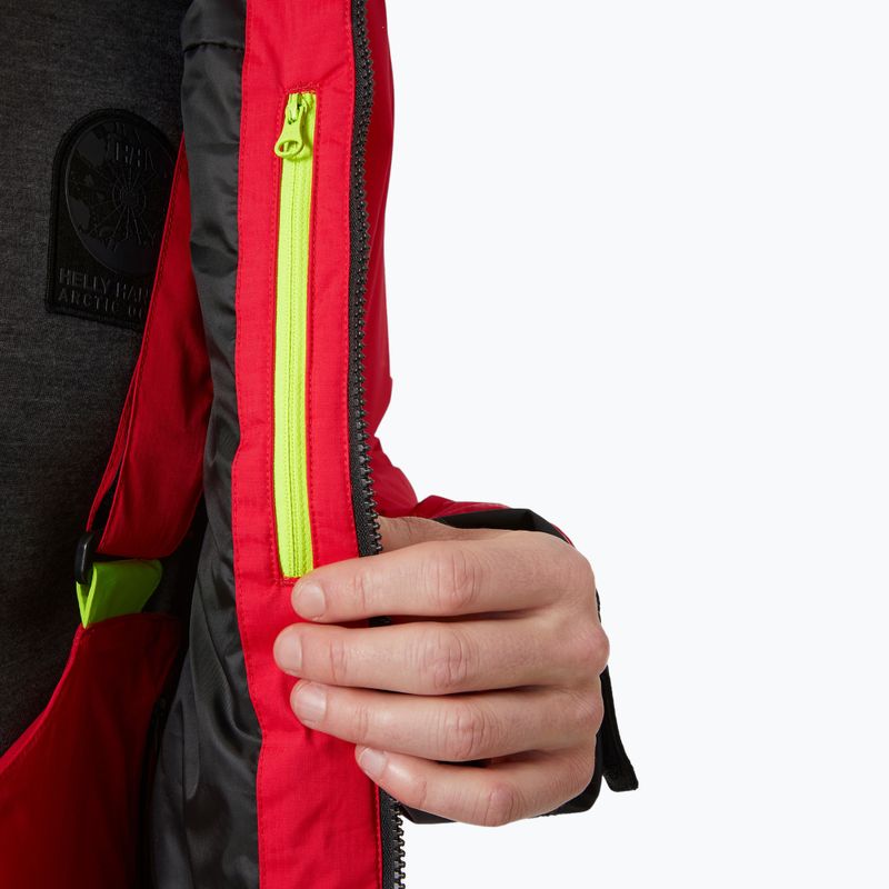 "Helly Hansen Aegir H2Flow Midlayer" buriavimo striukė įspėjamoji raudona 4