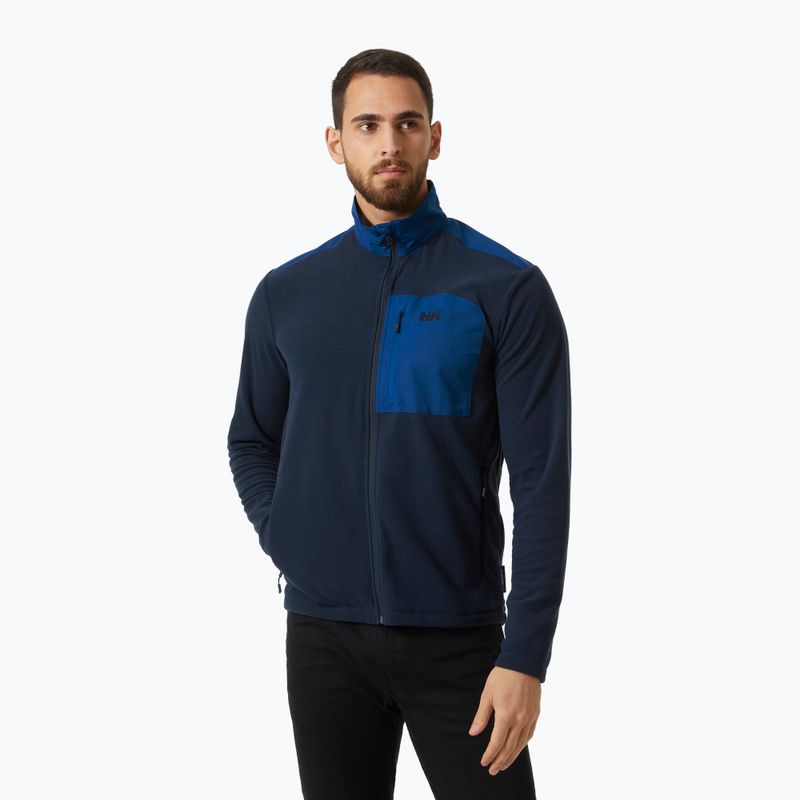 Helly Hansen vyriški marškinėliai Daybreaker Block Fleece tamsiai mėlyni 49454_597