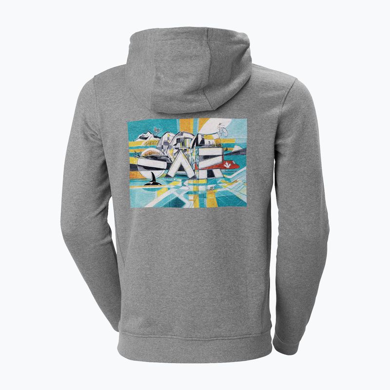 Helly Hansen vyriškas džemperis F2F Organic Cotton pilkos spalvos 62934_855 2