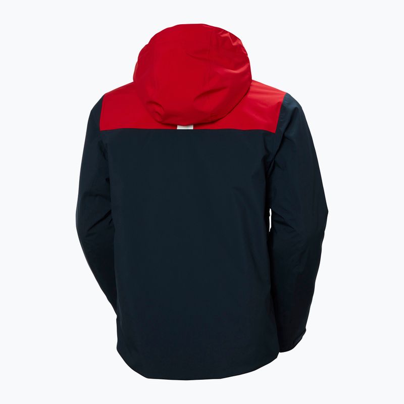 Vyriška slidinėjimo striukė Helly Hansen Alpine Insulated tamsiai mėlyna ir raudona 65874_597 7