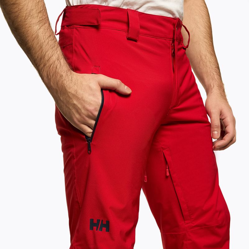 Helly Hansen Legendary Insulated vyriškos slidinėjimo kelnės raudonos spalvos 65704_162 5