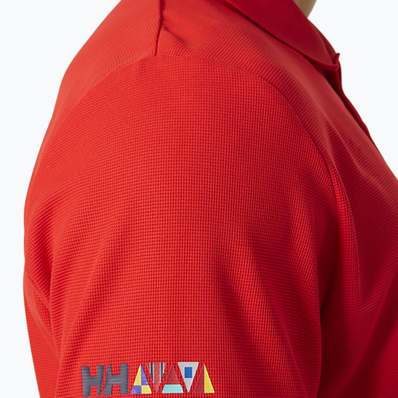 Helly Hansen vyriški buriavimo polo marškinėliai Ocean Polo red 34207_222 4