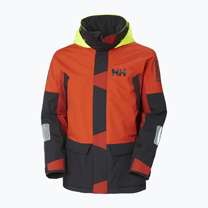 Helly Hansen vyriška Newport Coastal oranžinė buriavimo striukė 34290_300 7