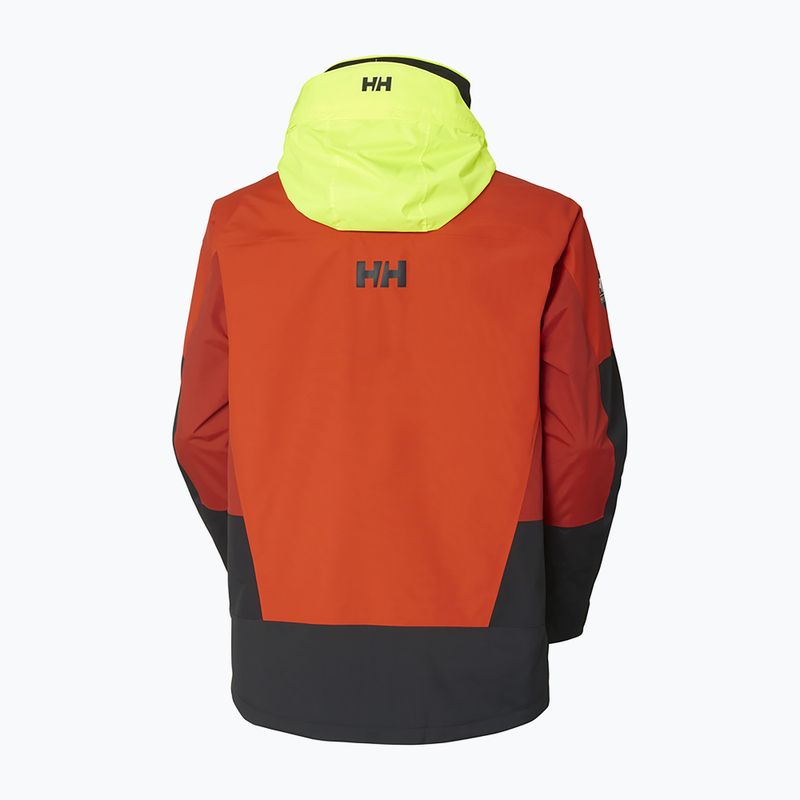 Helly Hansen vyriška Newport Coastal oranžinė buriavimo striukė 34290_300 8