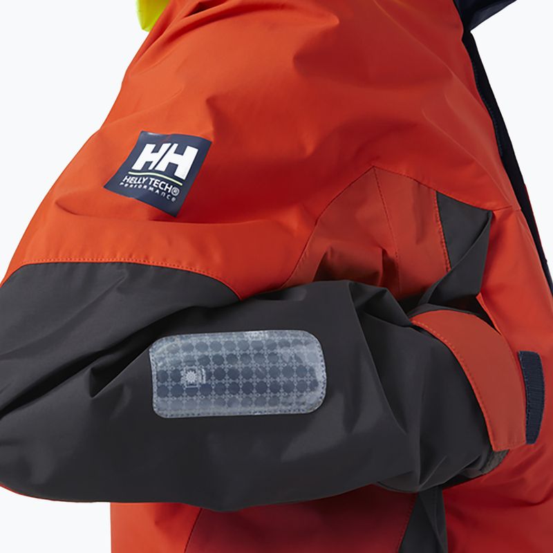 Helly Hansen vyriška Newport Coastal oranžinė buriavimo striukė 34290_300 4
