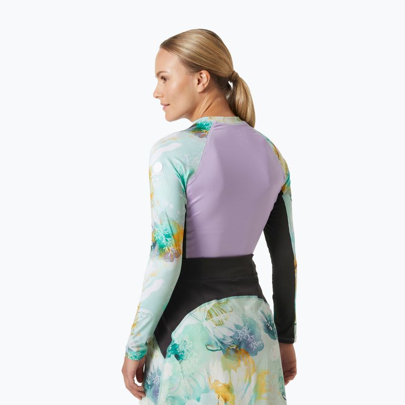 Moteršii plaukimo marškinėliai ilgomis rankovėmis Helly Hansen Waterwear Rashguard jade esra 2