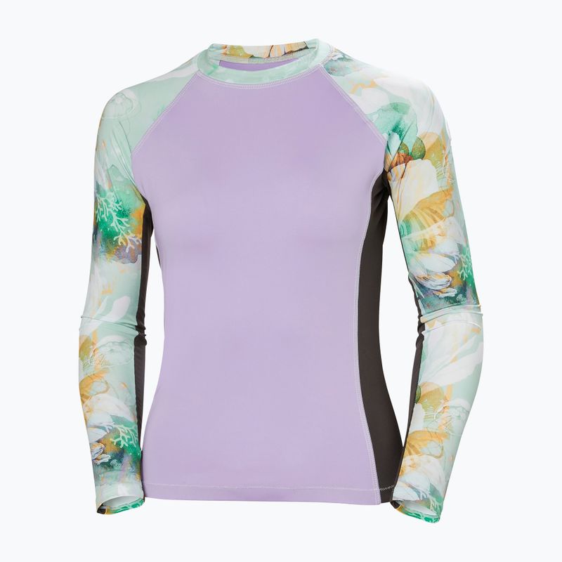 Moteršii plaukimo marškinėliai ilgomis rankovėmis Helly Hansen Waterwear Rashguard jade esra 5