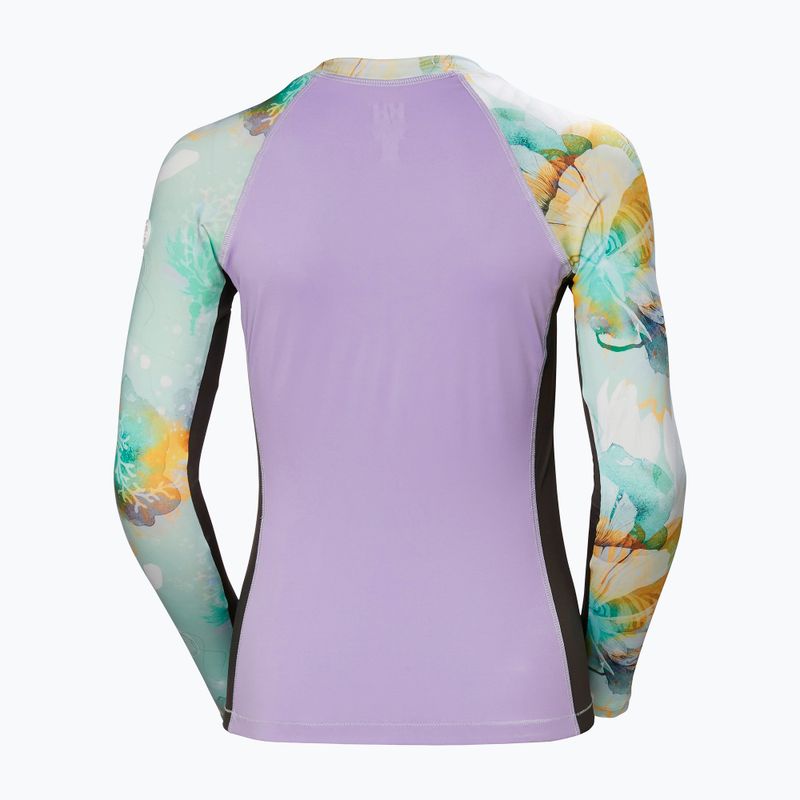 Moteršii plaukimo marškinėliai ilgomis rankovėmis Helly Hansen Waterwear Rashguard jade esra 6