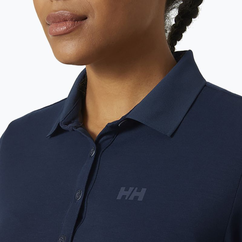 Helly Hansen Siren moteriški jūriniai polo marškinėliai tamsiai mėlyni 34352_597 3