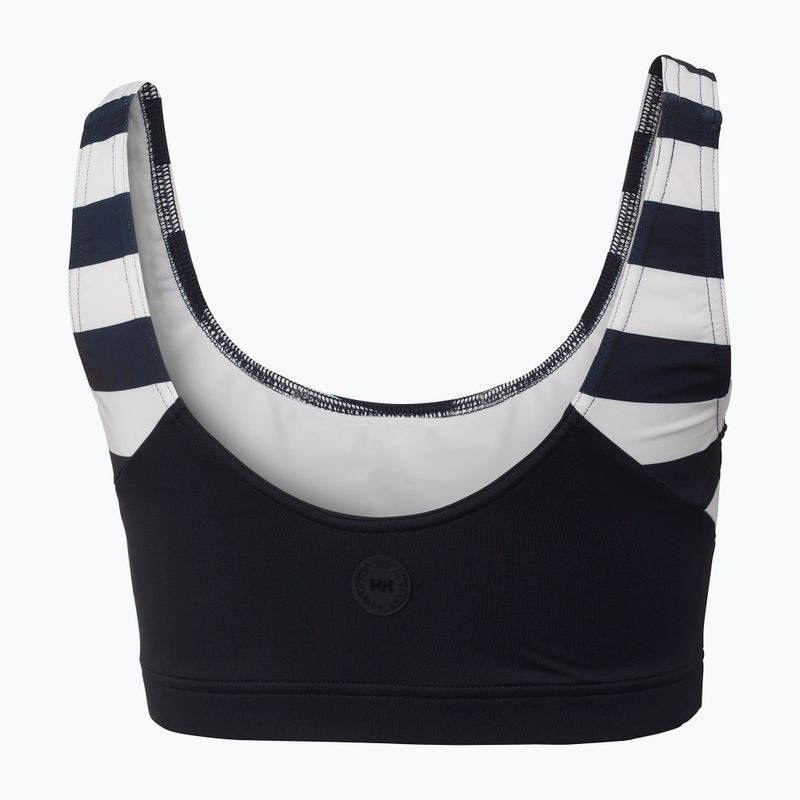 Maudymosi kostiumėlio viršus Helly Hansen HP Bikini Top navy stripe 2