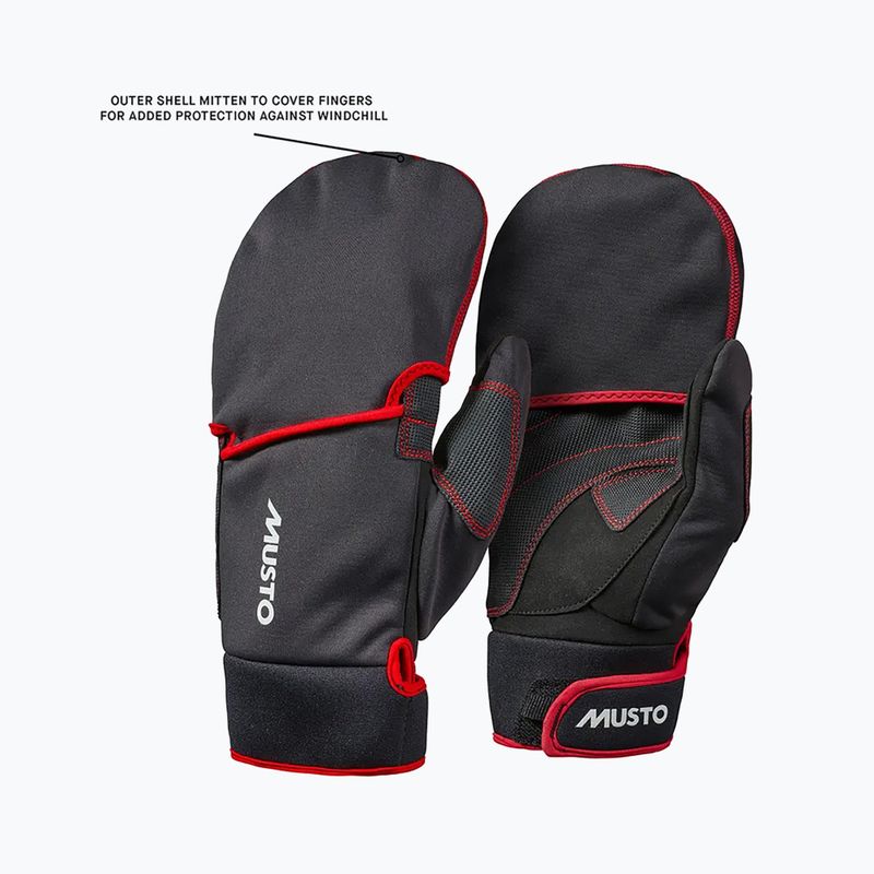 Buriavimo pirštinės Musto Performance Winter 2.0 black 2