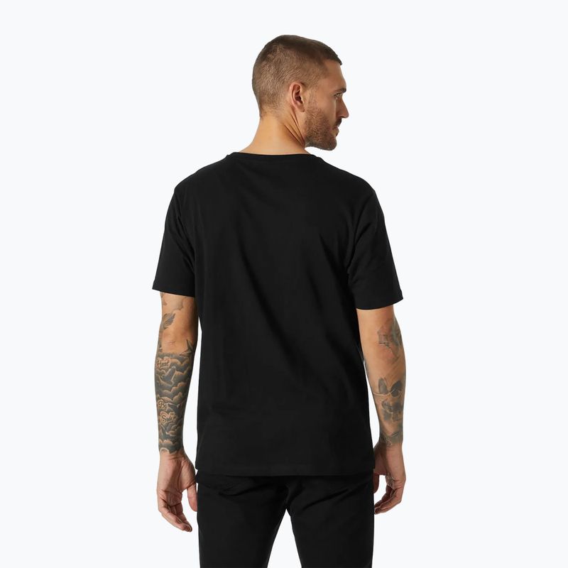 Vyriški marškinėliai Helly Hansen HH Logo black 2