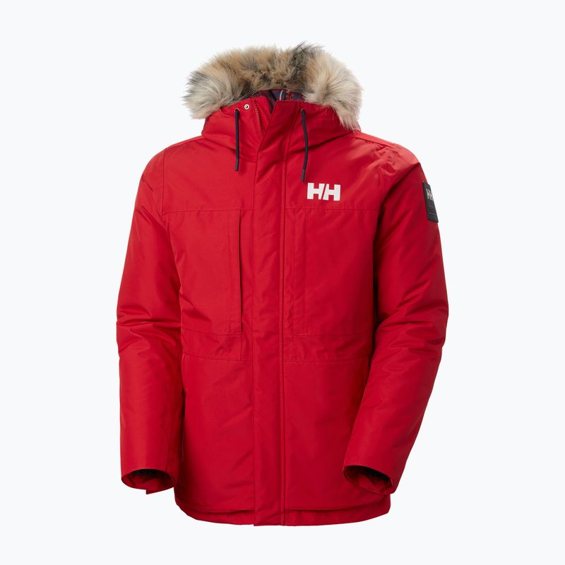 Helly Hansen vyriška pūkinė striukė Coastal 3.0 Parka raudona 6