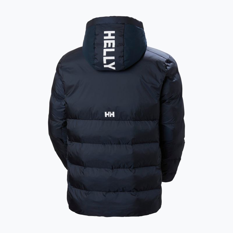 Vyriška "Helly Hansen Park Puff Parka" tamsiai mėlyna pūkinė striukė 7