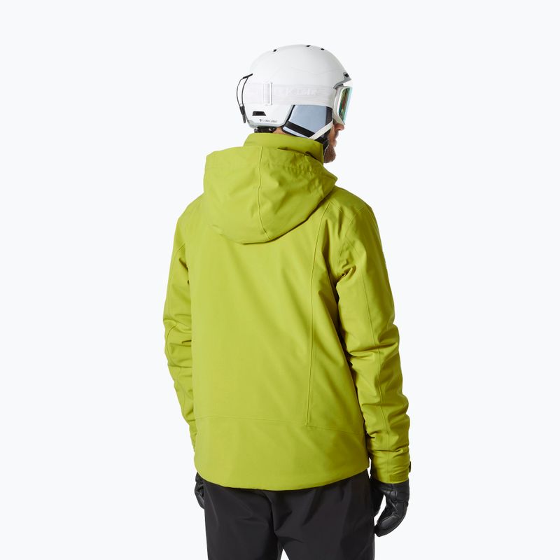 Vyriška slidinėjimo striukė Helly Hansen Alpha 4.0 bright moss 2