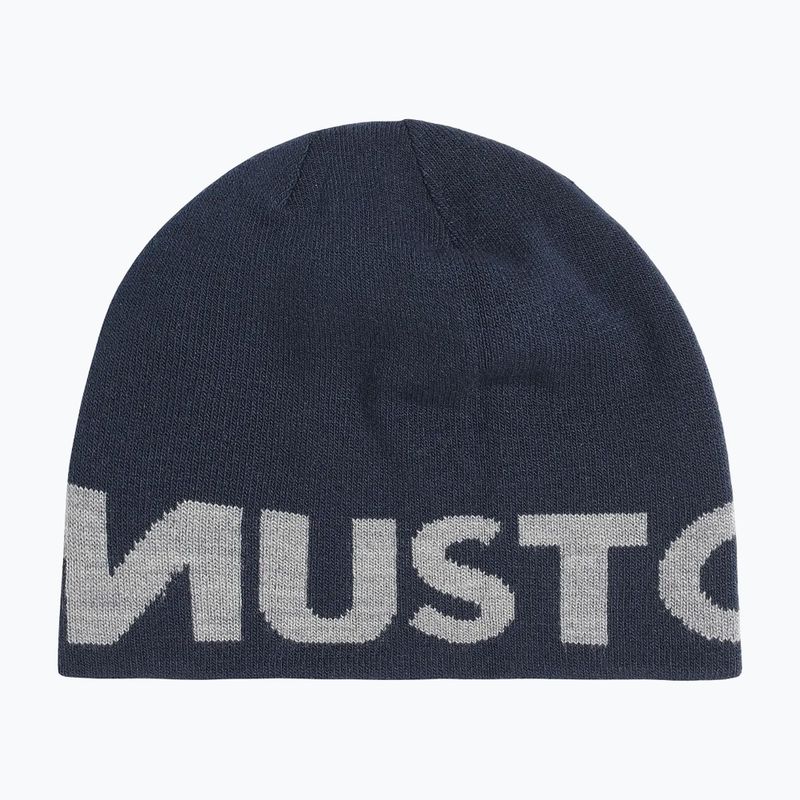 Kepurė Musto Reversible Beanie grey melange/ navy 2