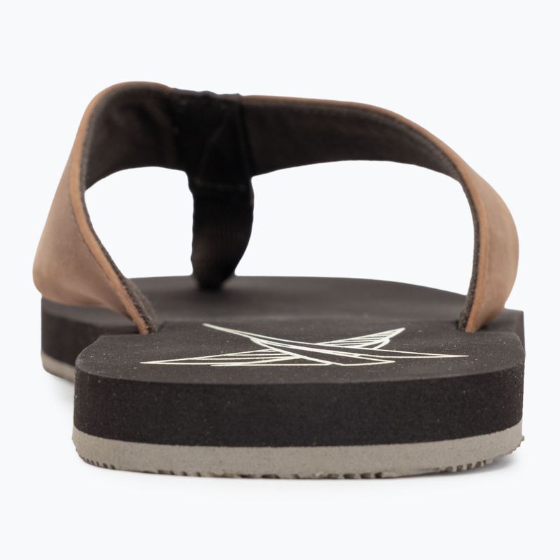 Vyriškos šlepetės per pirštą Helly Hansen Seasand 2 Leather Sandals espresso / fallen rock / c 6