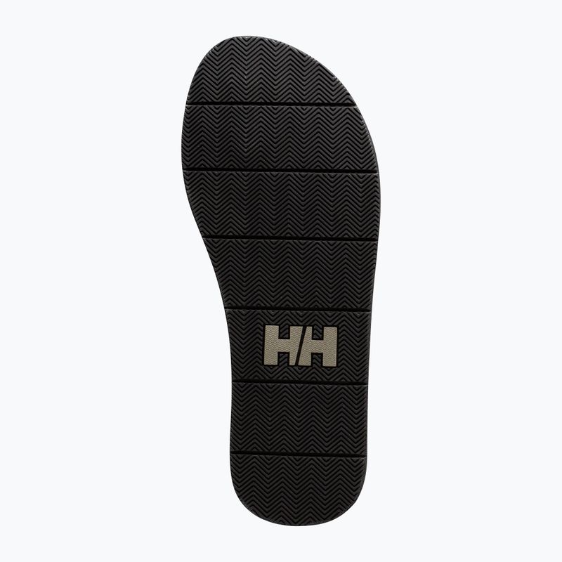 Vyriškos šlepetės per pirštą Helly Hansen Seasand 2 Leather Sandals black / fallen rock 4