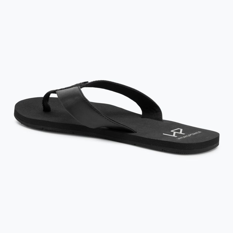 Vyriškos šlepetės per pirštą Helly Hansen Seasand 2 Leather Sandals black / fallen rock 3