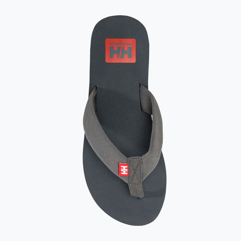 Vyriškos šlepetės per pirštą Helly Hansen Logo Sandals 2 ebony/cherry tomato 5