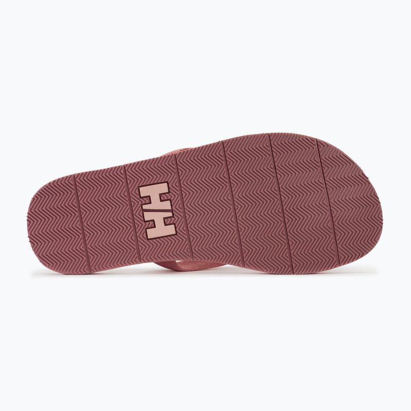 Moteriškos šlepetės per pirštą Helly Hansen Logo Sandals 2 ash rose/rose smoke 4