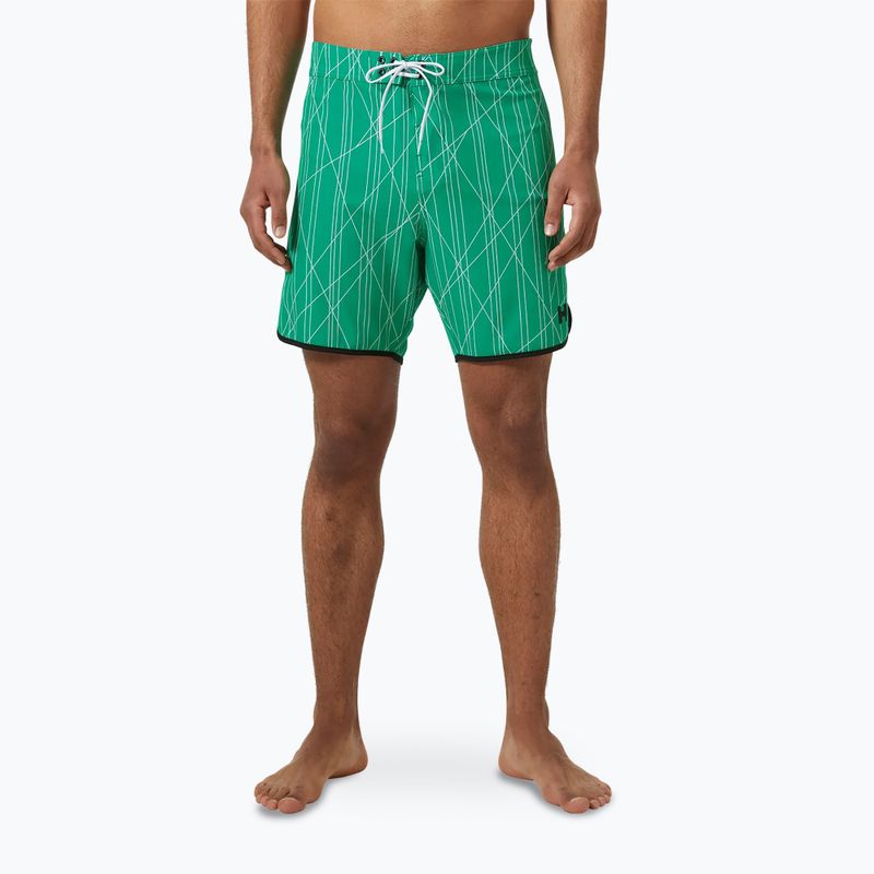 Vyriški maudymosi šortai Helly Hansen HP Curve Board 7” bright green